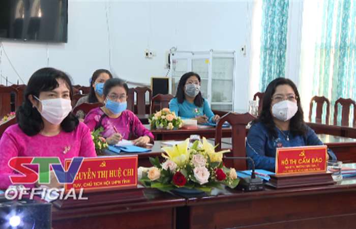 Thường trực Tỉnh ủy Sóc Trăng dự trực tuyến Đại hội đại biểu Phụ nữ tỉnh Sơn La lần thứ XIII, nhiệm kỳ 2021-2026